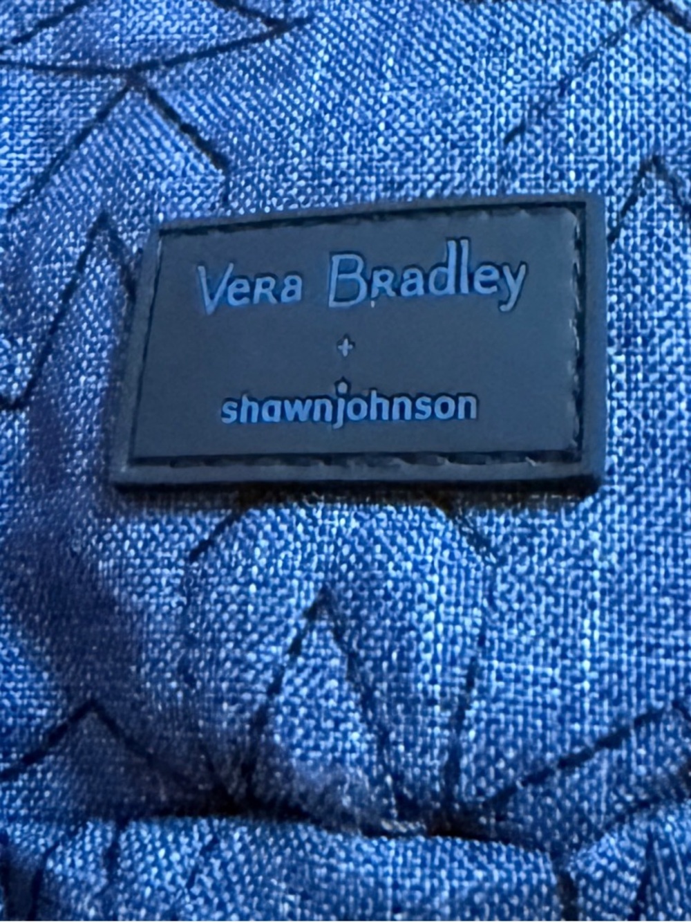 Vera Bradley X Shawn Johnson ReActive Ditty Bag Star Power Blue Rare Collab - Picture 2 of 5